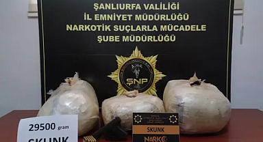 Şanlıurfa'da operasyon: 29 kg ele geçirildi