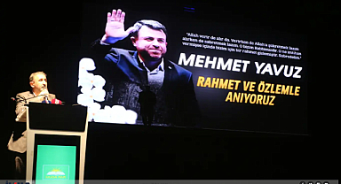 Şanlıurfa'dan merhum Mehmet Yavuz'a vefa!
