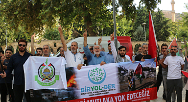Gazze'de yaşanan soykırıma Şanlıurfa'dan tepki