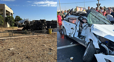 Şanlıurfa’da feci kaza: Sürücü hayatta kalma mücadelesi veriyor