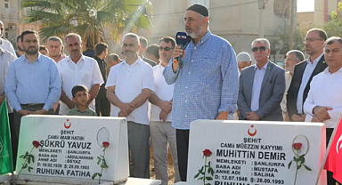 Şehid Molla Şükrü ve Şehid Molla Muhittin kabirleri başında yad etti