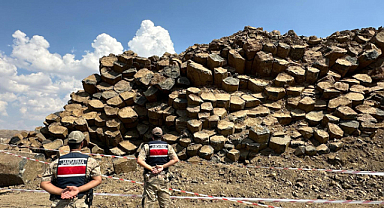 Siverek’teki doğa harikası Bazalt Sütunlar koruma altında