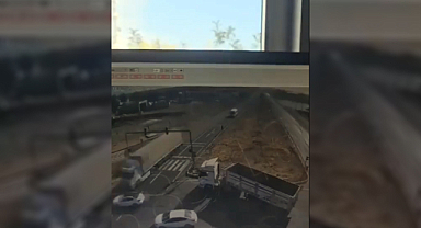 Urfa'da feci trafik kazasının dehşet anları ortaya çıktı
