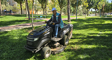 Eyyübiye parklarında bakım zamanı