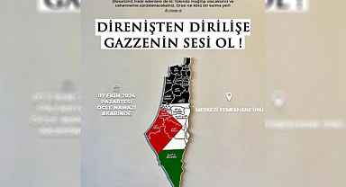 Harran Üniversitesi'nde Gazze için birliktelik: