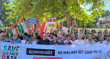 Şanlıurfa’da Şehid Yahya Sinvar için basın açıklaması düzenlendi
