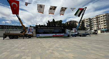 Şanlıurfa Gazze için yürüyor: