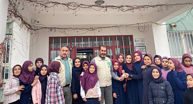 Hilvanlı İmam Hatip öğrencilerinden Gazze'ye uzanan kardeşlik eli