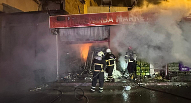 Şanlıurfa'da iş yerinde yangın!