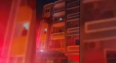 Apartmandan çıkan yangın korkuya neden oldu!