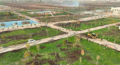 Eyyübiye Millet Bahçesi’nde kış bakımı