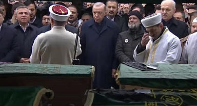 Cumhurbaşkanı Erdoğan otelde hayatını kaybedenlerin cenazesine katıldı