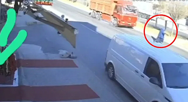 Hilvan'da 1 kişinin öldüğü kaza güvenlik kamerasına yansıdı