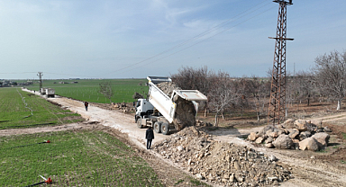 Ceylanpınar'da stabilize yol çalışmaları tamamlandı