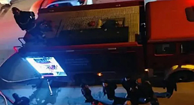 Eyyübiye'de 3 katlı binada yangın!