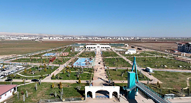 Eyyübiye Millet Bahçesi’nde bakım devam ediyor