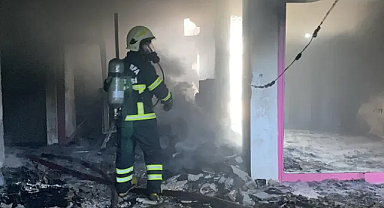 İş yerinde çıkan yangın söndürüldü