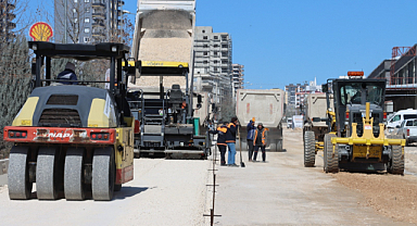 Maşuk TOKİ yolunda asfalt hazırlığı başladı