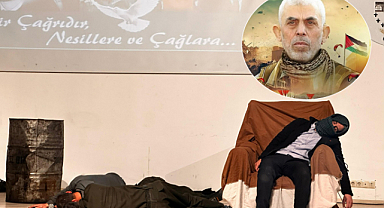 Şehid Yahya Sinvar'ın şehadeti tiyatro gösterimi ile sahnelendi