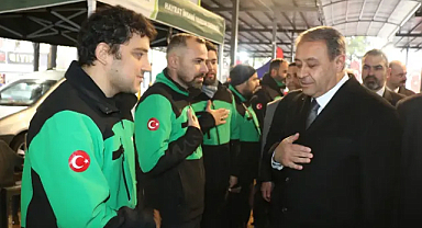 Vali Şıldak, arama kurtarma ekiplerini ziyaret etti