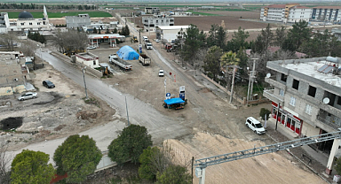 Büyükşehir’den Suruç ilçesi Mızar caddesi’nde asfalt öncesi hazırlık