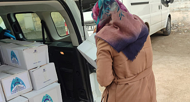 Eyyübiye Belediyesi 1 ton 750 kilo et dağıttı