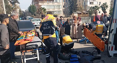 Haliliye'de motosiklet kazasında 2 kişi yaralandı