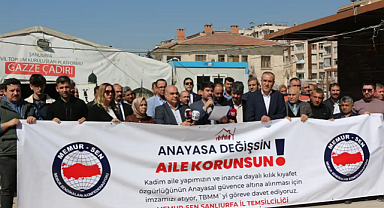 Şanlıurfa'dan “Anayasa Değişsin, Aile Korunsun” çağrısı