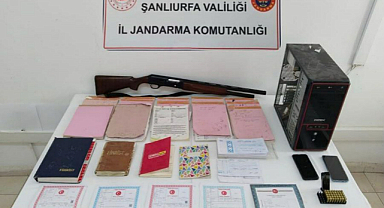 Suruç’ta tefecilik operasyonu: Milyonluk senetler ve silah ele geçirildi!