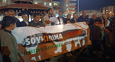 Viranşehir’de Gazze katliamına tepki