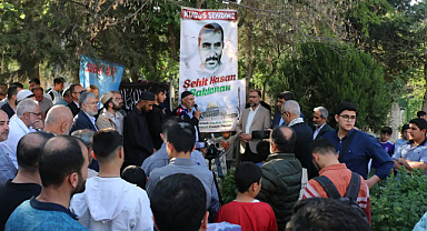 Kudüs Şehidi Hasan Saklanan mezarı başında dualarla anıldı