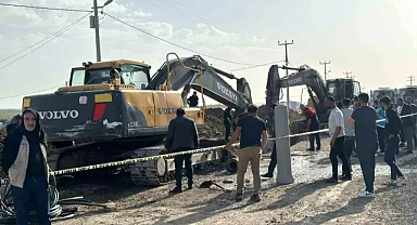 Şanlıurfa’da korkutan göçük! 4 işçi toprak altında kaldı