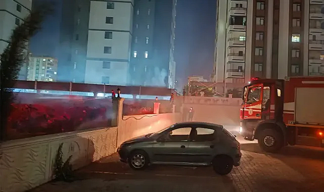 Çalılık alanda çıkan yangın paniğe neden oldu 