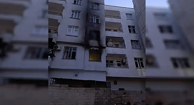 Eyyübiye'de alevler daireyi sardı
