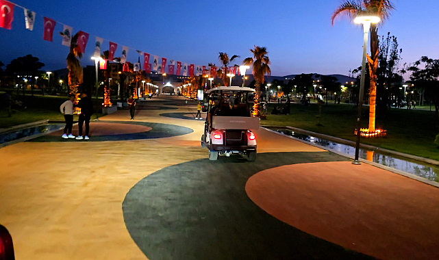 Eyyübiye Millet Bahçesi'nde Golf Araçları Hizmete Sunuldu