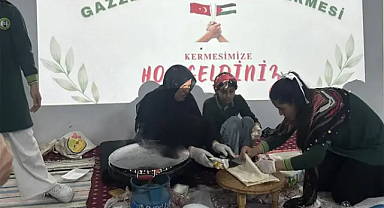 Ortaokul öğrencilerinden Gazze’ye destek kermesi
