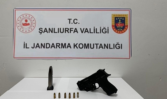 Şanlıurfa'da jandarmadan ruhsatsız silah operasyonu