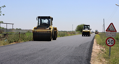 Suruç kırsalında 15 kilometrelik grup yolu asfalta kavuştu
