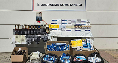 Tütün ve alkol kaçakçılığına operasyon: Çok sayıda kaçak ürün ele geçirildi