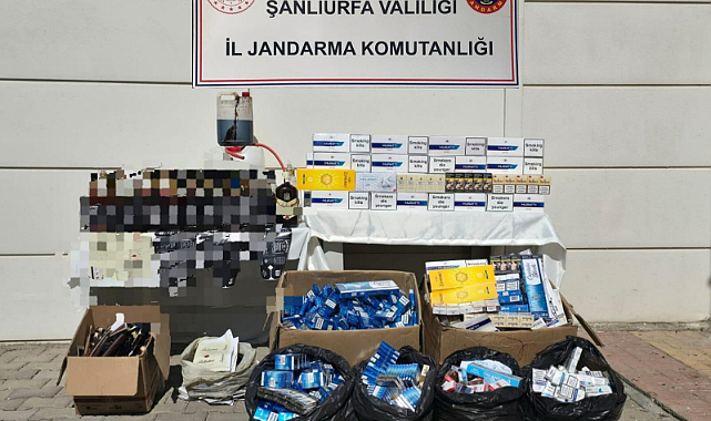 Tütün ve alkol kaçakçılığına operasyon: Çok sayıda kaçak ürün ele geçirildi