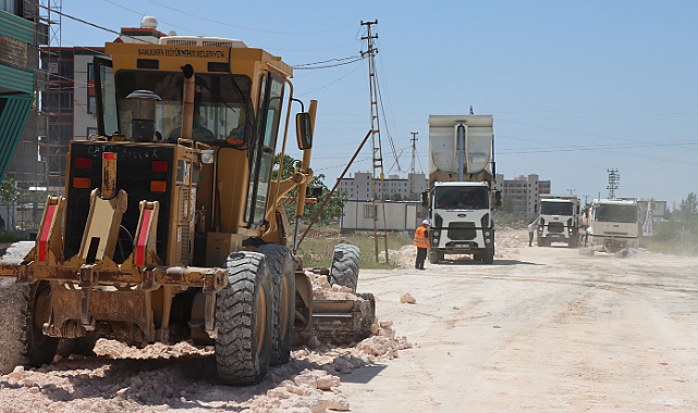 Viranşehir Yenişehir Mahallesi'nde yeni yol çalışması başlatıldı