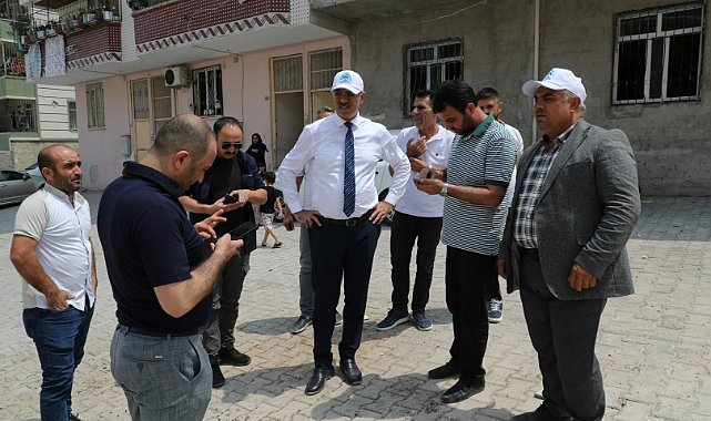 Başkan Mehmet Kuş Osmanlı Mahallesi'nde İncelemelerde Bulundu
