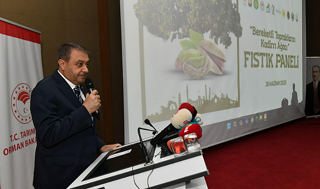 Fıstığın anavatanı Şanlıurfa'da "Bereketli Toprakların Kadim Ağacı: Fıstık" paneli 