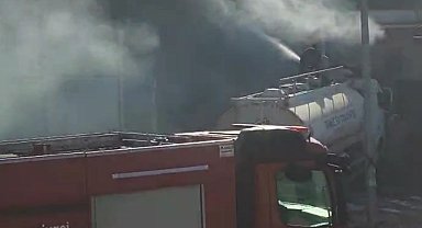 Şanlıurfa'da sanayi sitesinde yangın paniği