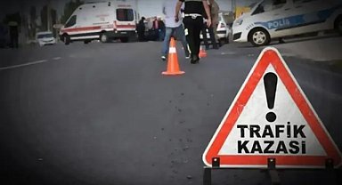 Trafik kazası: Tır otomobile çarptı, 1 kişi yaralandı