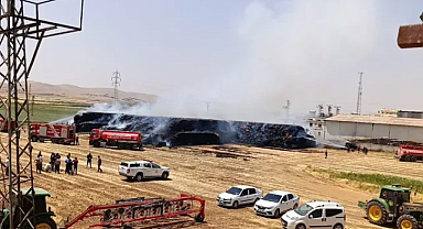Şanlıurfa'daki samanlık yangını kontrol altına alındı