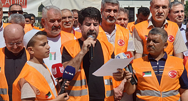 Şanlıurfa'dan israil'e direniş mesajı: Bir lokma değil, bir ömür feda!