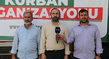 Umut Kervanı yüzlerce muhtaç için kurban kesimi gerçekleştirdi 