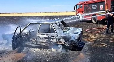 “Böyle bir köy yok” dediler, otomobili alev alev yandı!