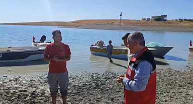Şanlıurfa'da balıkçılar
